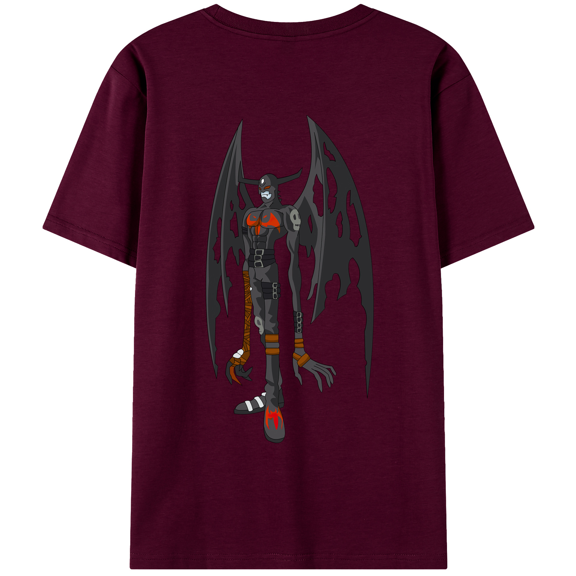 （画像用） Digimon デジタルモンスター/デジモン レディース半袖Tシャツ(バックプリント)
